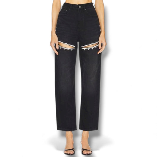 Torn by Ronny Kobo Mariah Cutout Jeans Size:27/4