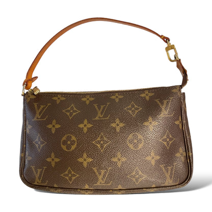 Vintage Louis Vuitton Canvas & Cowhide Vachetta Leather Trim Small Purse - photo 2 of 13