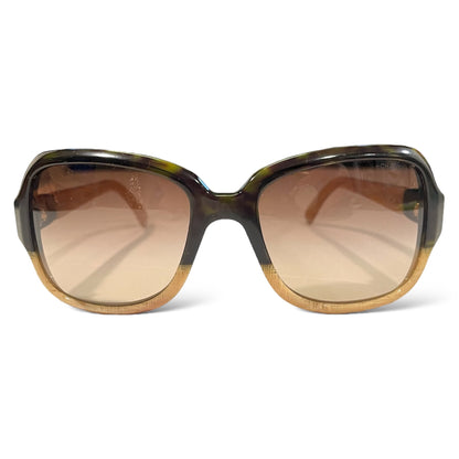 Chanel Havana Beige with CC Interlocking Logo Women’s Sunglasses - photo 2 of 9