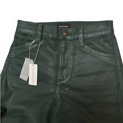 Favorite Daughter The Mischa Coated Super High Waist Wide Leg Jeans - photo 6 of 8