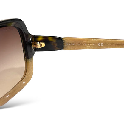 Chanel Havana Beige with CC Interlocking Logo Women’s Sunglasses - photo 5 of 9