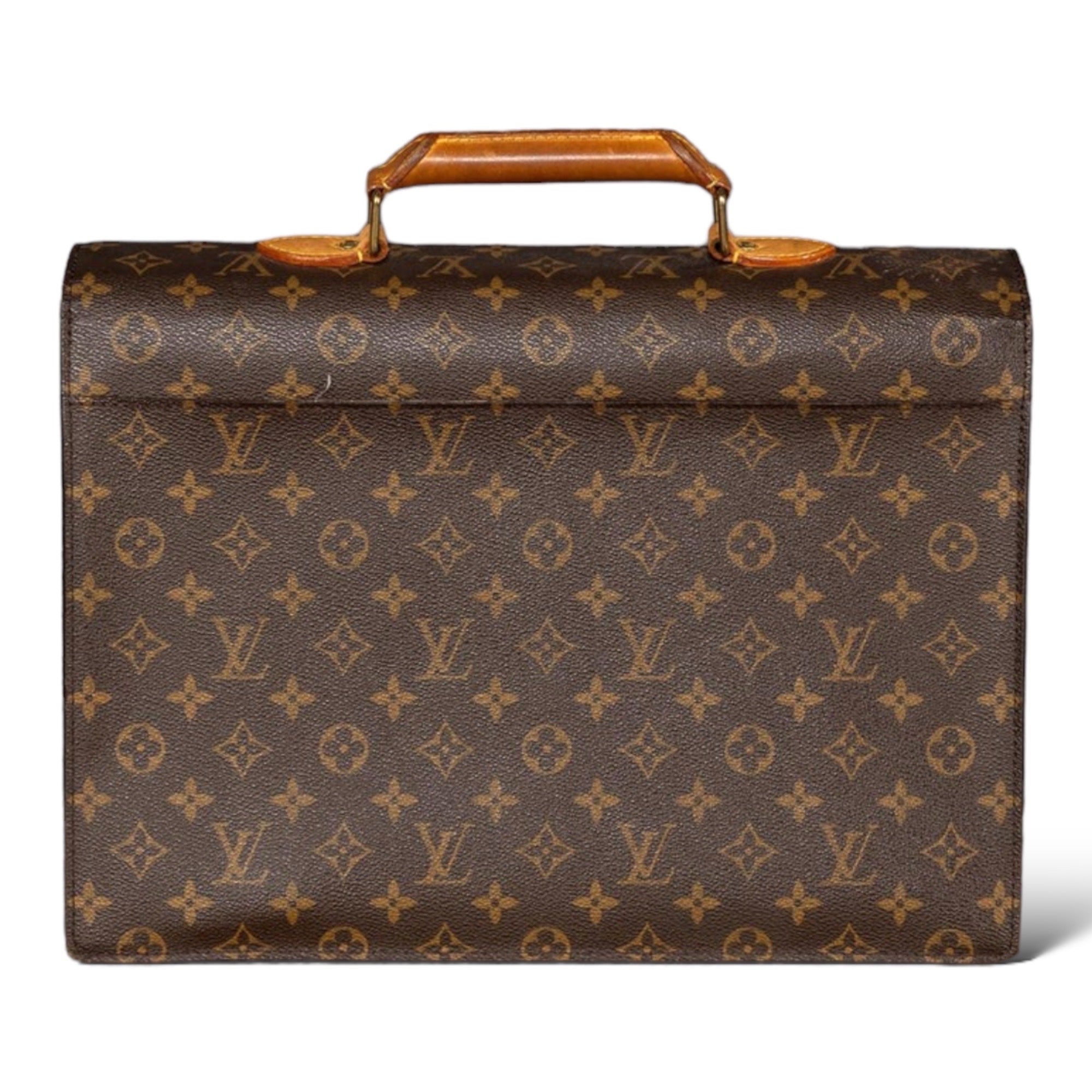 LOUIS VUITTON Monogram Serviette Conseiller Briefcase with LV Monogram Strap