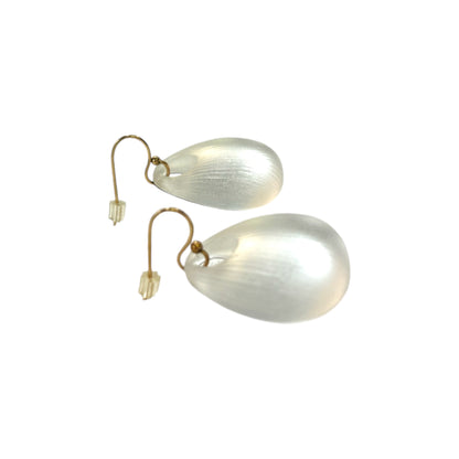Alexis Bittar White Lucite Drop Earrings - photo 3 of 5