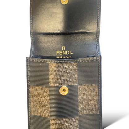 Fendi Vintage Penguin Checkered Print Sunglasses/Eyeglasses Case - photo 4 of 11