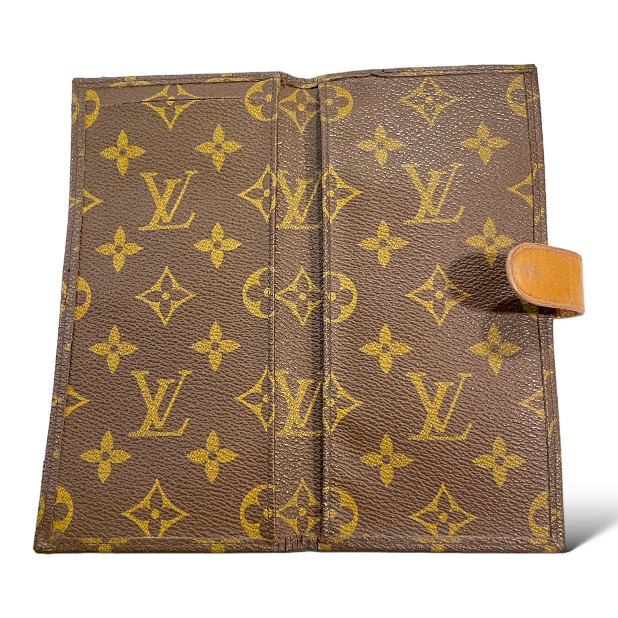 LOUIS VUITTON Vintage Checkbook Holder/Wallet