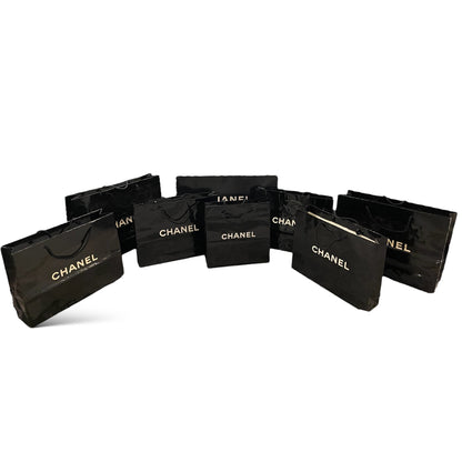 9 Authentic Large Chanel Shopping Bag Lot with Box Bag & Camilla Flower - main product photo