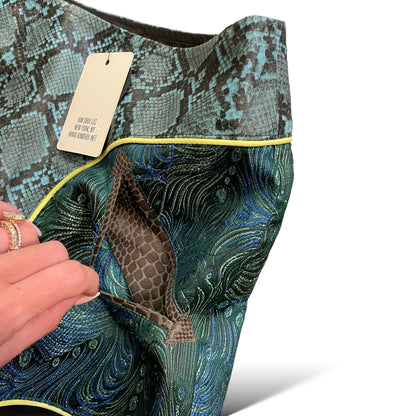 Kim Shui Unique & Beautifully Printed Mini Skirt Made in Italy - photo 6 of 10