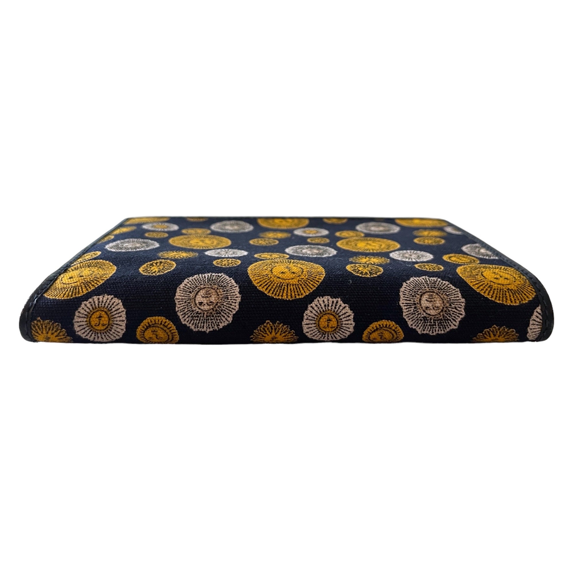 GUCCI Vintage 1980’s Sunshine Print Wallet with KissLock/French Purse