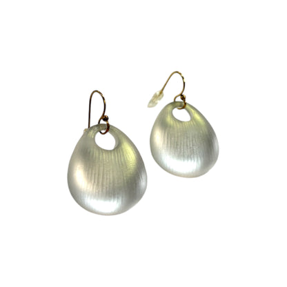 Alexis Bittar White Lucite Drop Earrings - photo 2 of 5