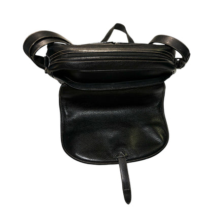 Gucci Vintage Dark Navy Blue Leather Messenger Bag - photo 7 of 15