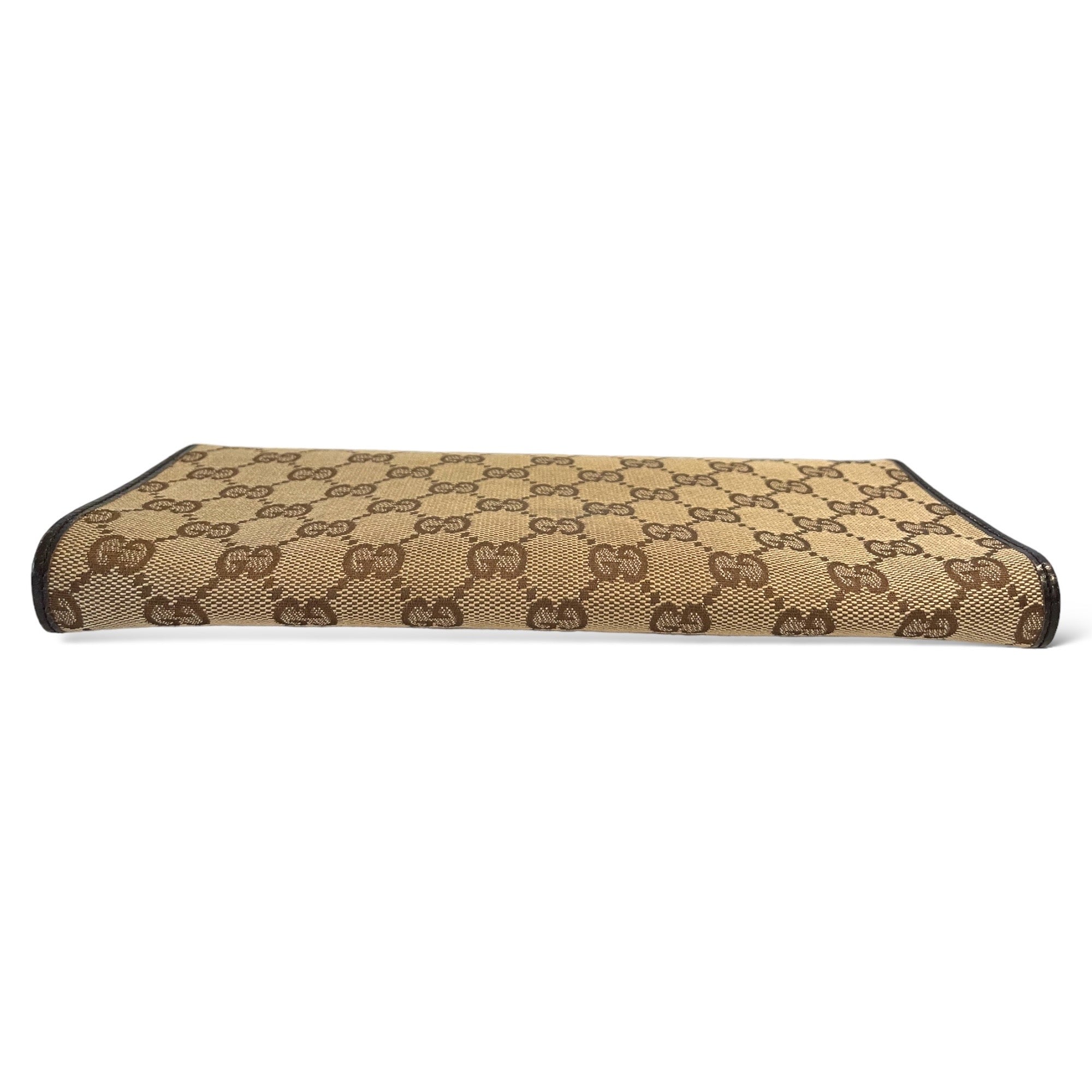 GUCCI GG Canvas Bamboo Bar Clutch/ Waist bag/ Sling Bag