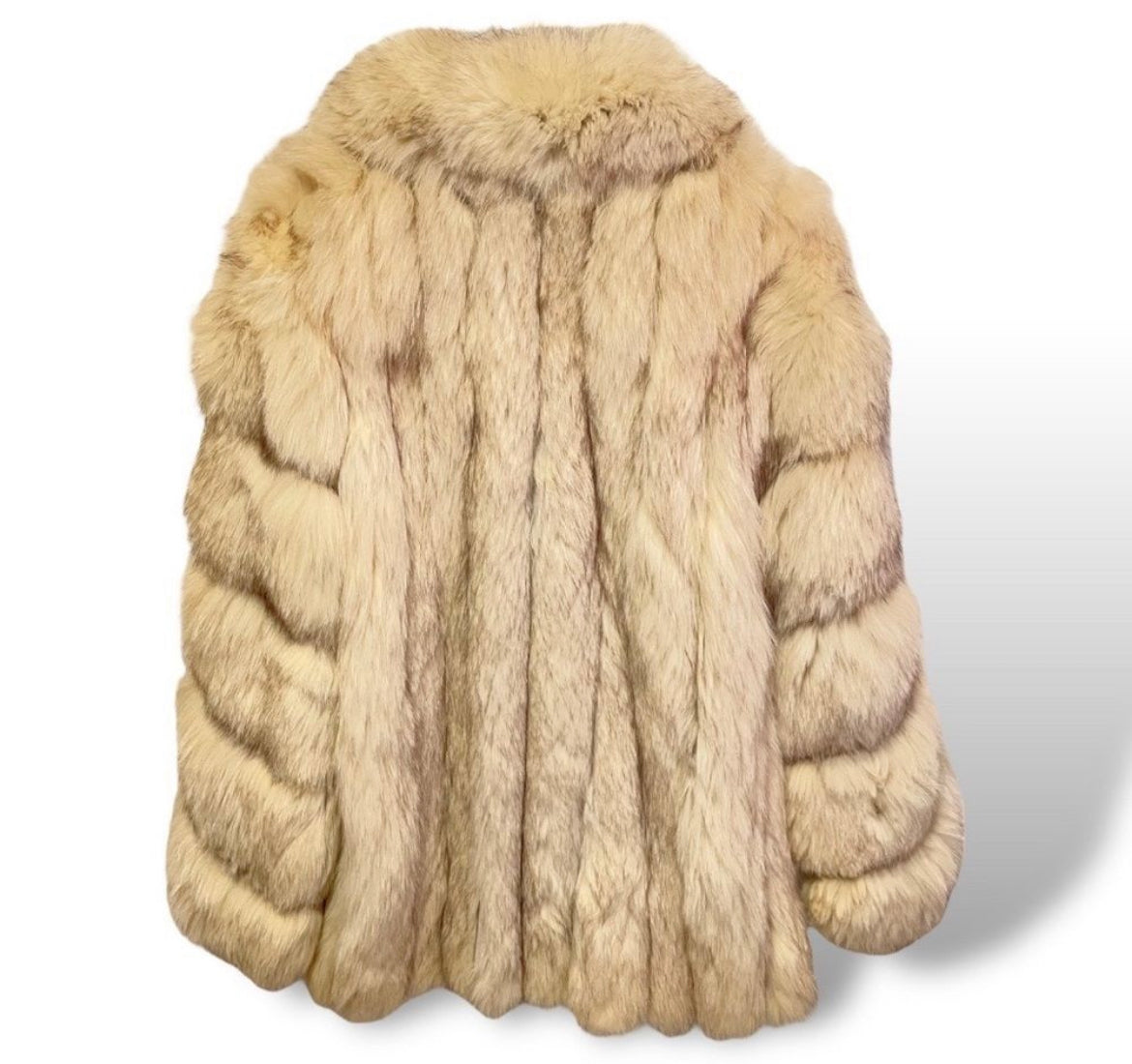 SAGA FURS |Size:Small| Genuine Fox Fur Coat