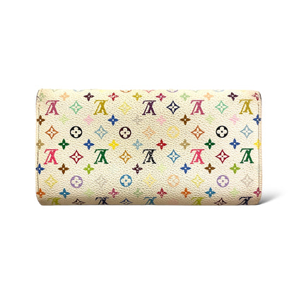 Louis Vuitton Paris Vintage Monogram Multicolor Sarah Wallet (White) - photo 2 of 12