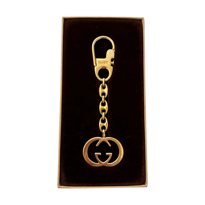 Gucci Vintage Gold-Tone GG Motif Key Chain - photo 2 of 6