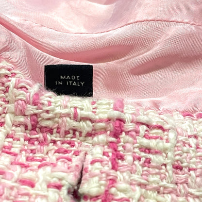 Dolce & Gabbana Pink Tweed & Denim Fitted Jacket - photo 10 of 14