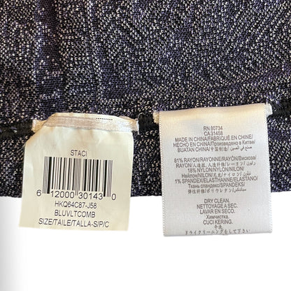 Hervé Léger Blue/Violet Staci Floral Jacquard BodyCon Dress - photo 6 of 11