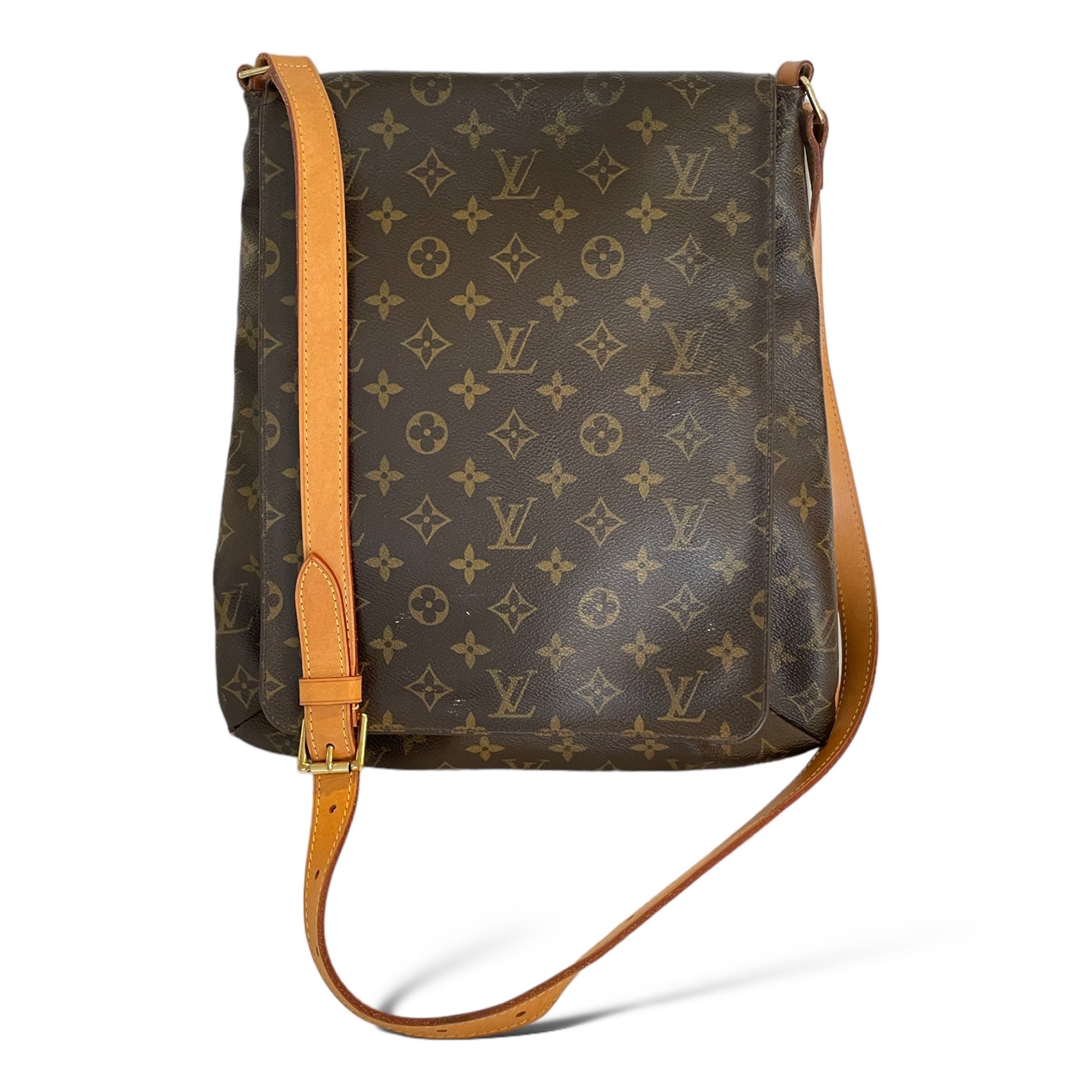 LOUIS VUITTON Vintage RARE Crossbody Flap Bag