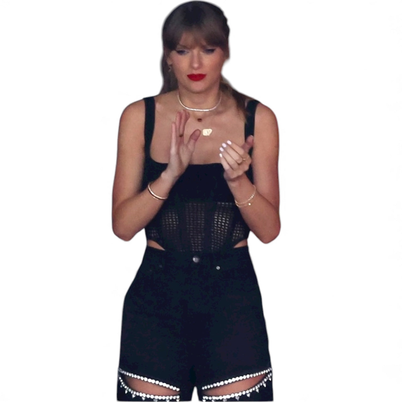 Torn by Ronny Kobo Mariah Cutout Jeans Size:27/4