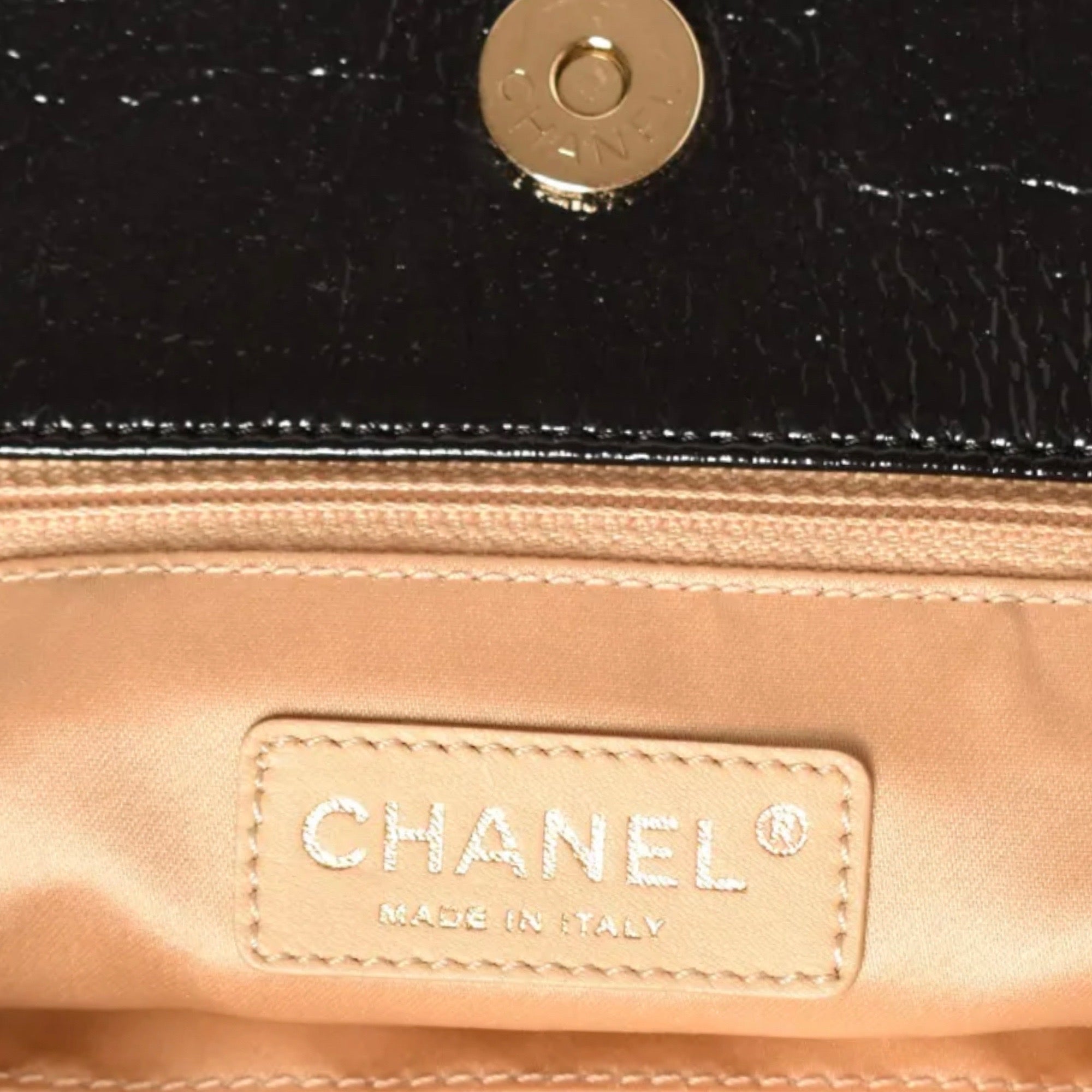 CHANEL Reissue Double Chain Handle Hobo with interlocking CC Logo