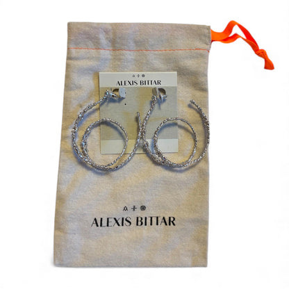 Alexis Bittar Crystal Punk Royale Orbiting Hoop Earrings - photo 7 of 13