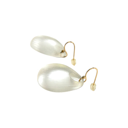 Alexis Bittar White Lucite Drop Earrings - photo 4 of 5