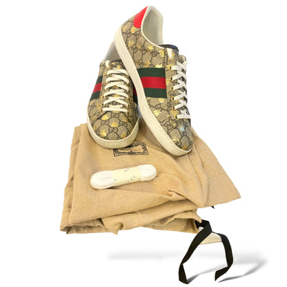 Gucci Men's Ace GG Supreme Bees Sneaker - photo 10 of 12