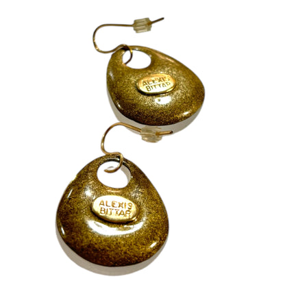 Alexis Bittar White Lucite Drop Earrings - photo 5 of 5