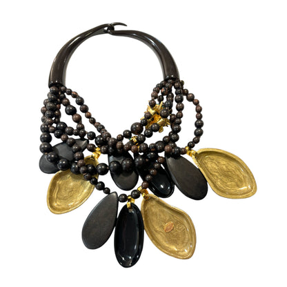 Alexis Bittar Lucite Pendants with Crystal & Stone Accents Statement Necklace - photo 3 of 9