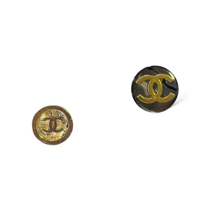 Chanel Vintage CC Interlocking Logo Buttons (two) - photo 4 of 6