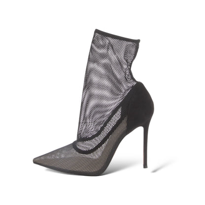 Gianvito Rossi Mesh Ankle High Pumps - main product photo