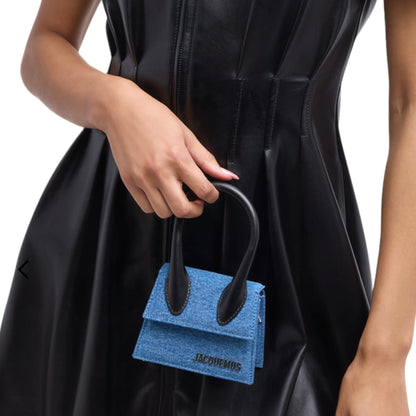 Jacquemus "Le Chiquito" Denim Top Handle Bag - photo 2 of 11
