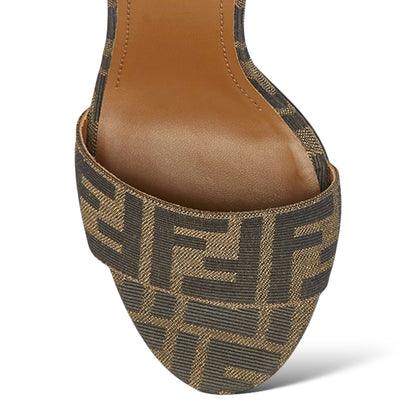 Fendi Delfina FF & Leather Sandal - photo 3 of 8