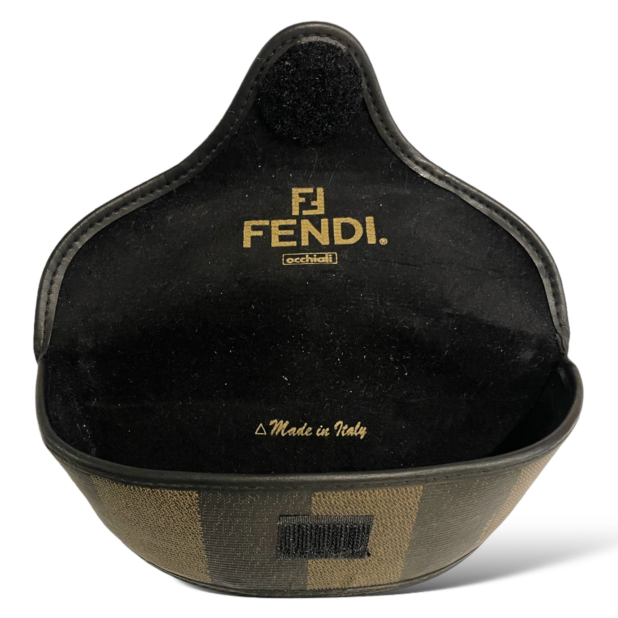 FENDI Vintage Pequin Striped Eyeglass Case