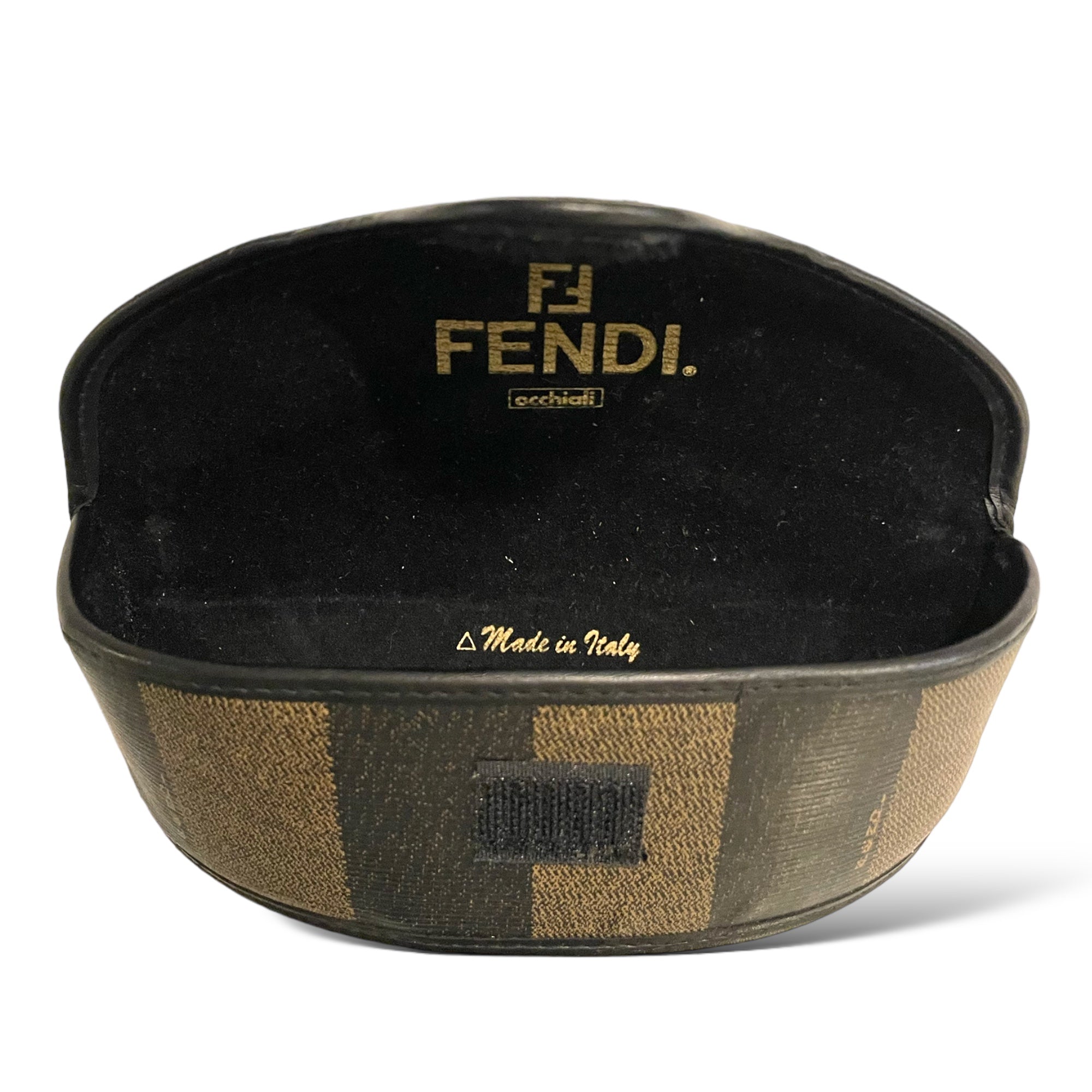 FENDI Vintage Pequin Striped Eyeglass Case