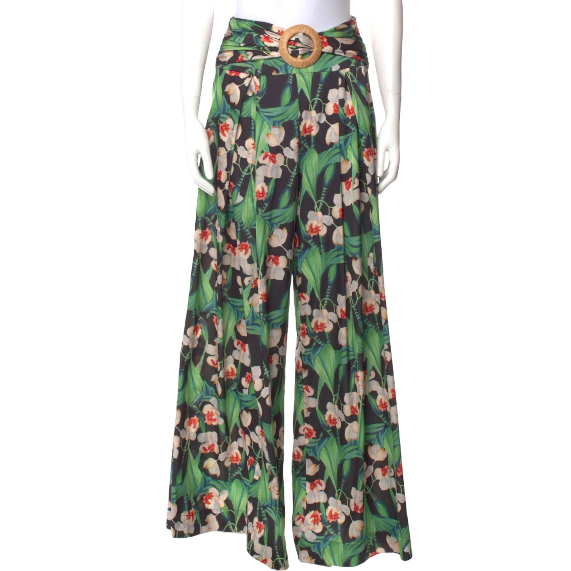 PATBO Floral Print Wide Leg Pants |Size: US 4|