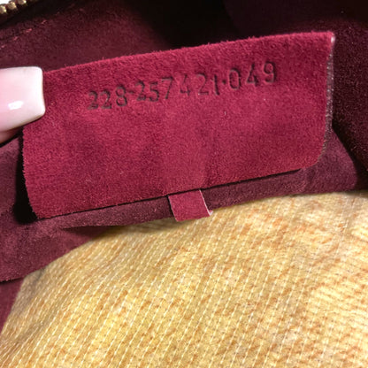 Fendi Vintage Perforated Merlot Suede Bucket/Crossbody Bag with Attached Coin Purse - photo 16 of 16