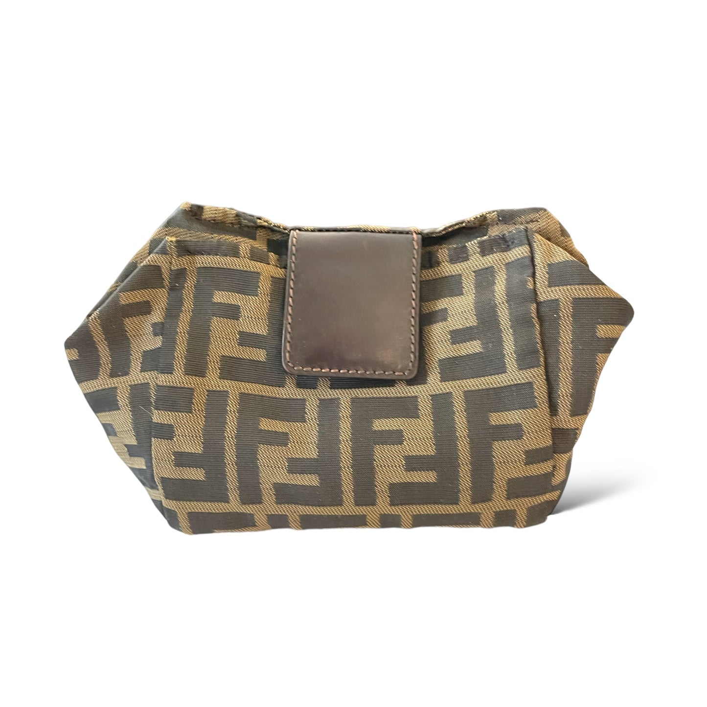 FENDI Vintage Zucca Print Pouch / Makeup Case