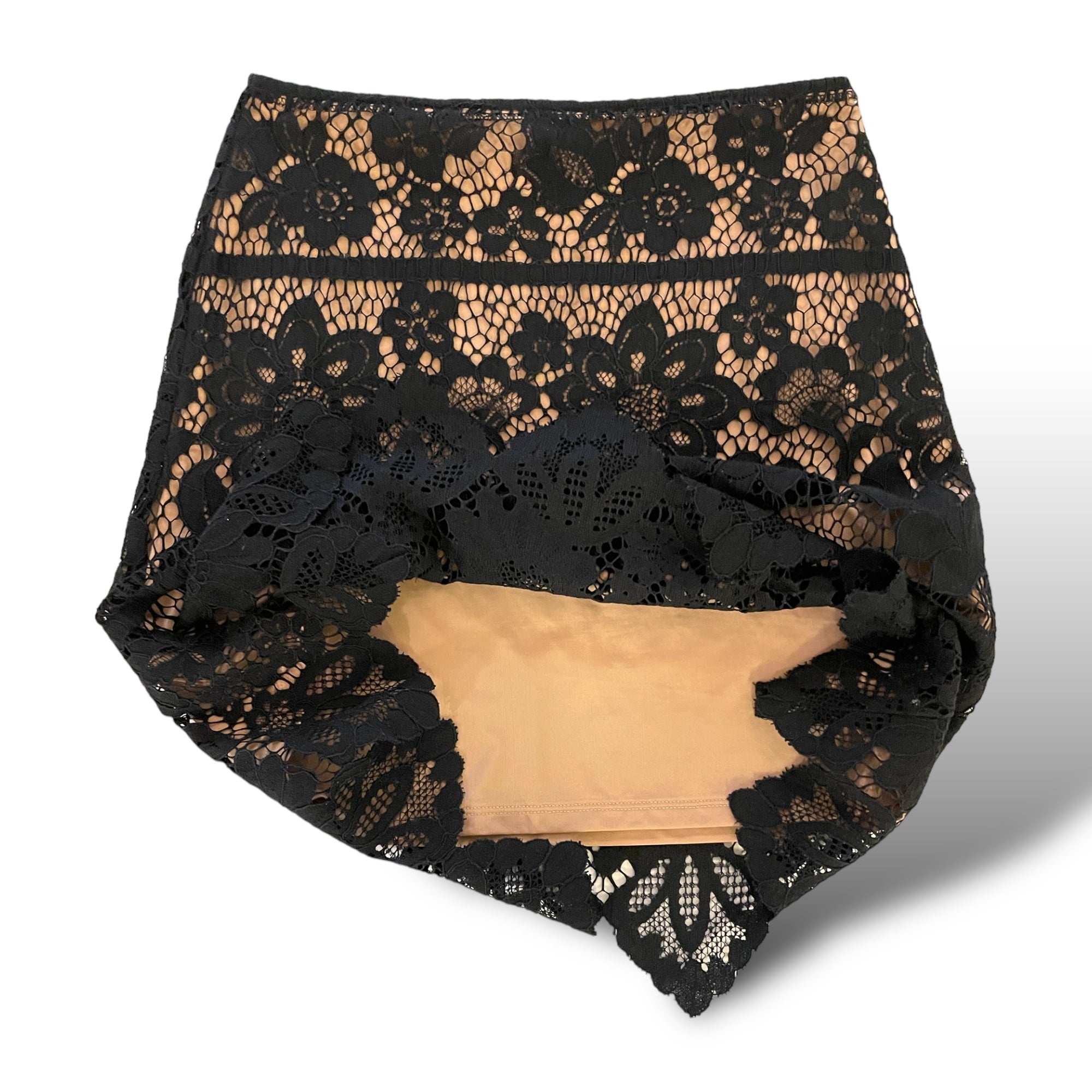 FOR LOVE & LEMONS Lace Pattern Mini Skirt |Size: XS|