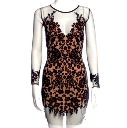 For Love & Lemons Lace & Mesh Dress - main product photo