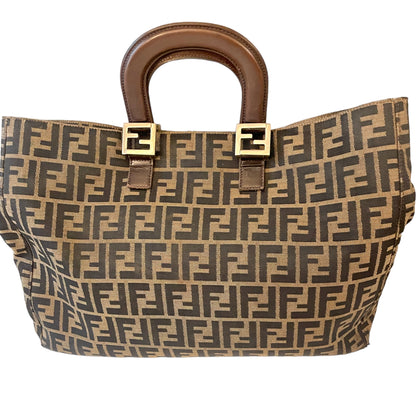 Fendi Zucca Print Large Vintage Twin Tote - photo 14 of 15
