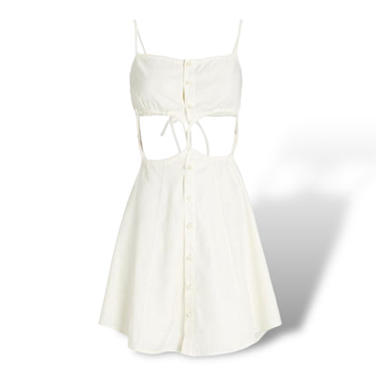 Cult Gaia Women's Off White Taylor Cut-Out Dress - photo 2 of 9