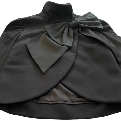 Alice + Olivia Black Bolero Jacket with Bow Accent - photo 10 of 13