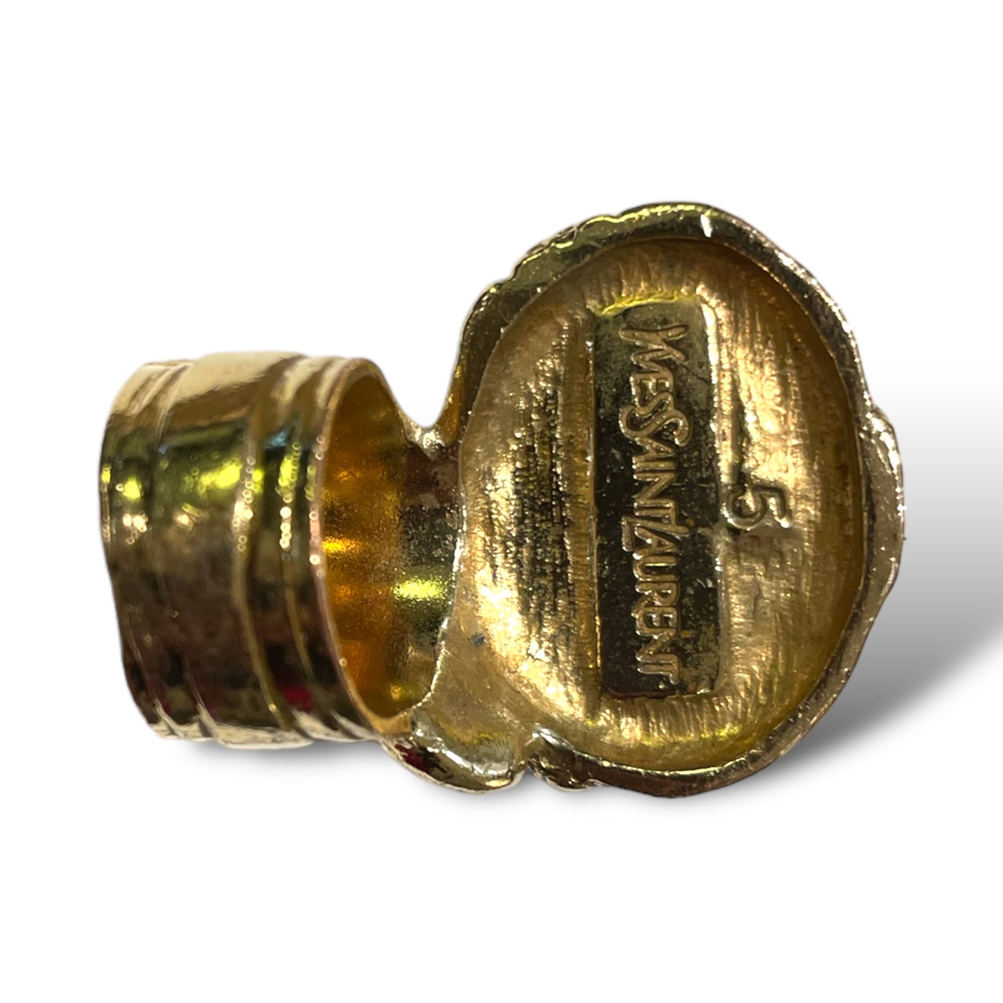 YVES SAINT LAURENT Arty Cocktail Ring |Size: 5|