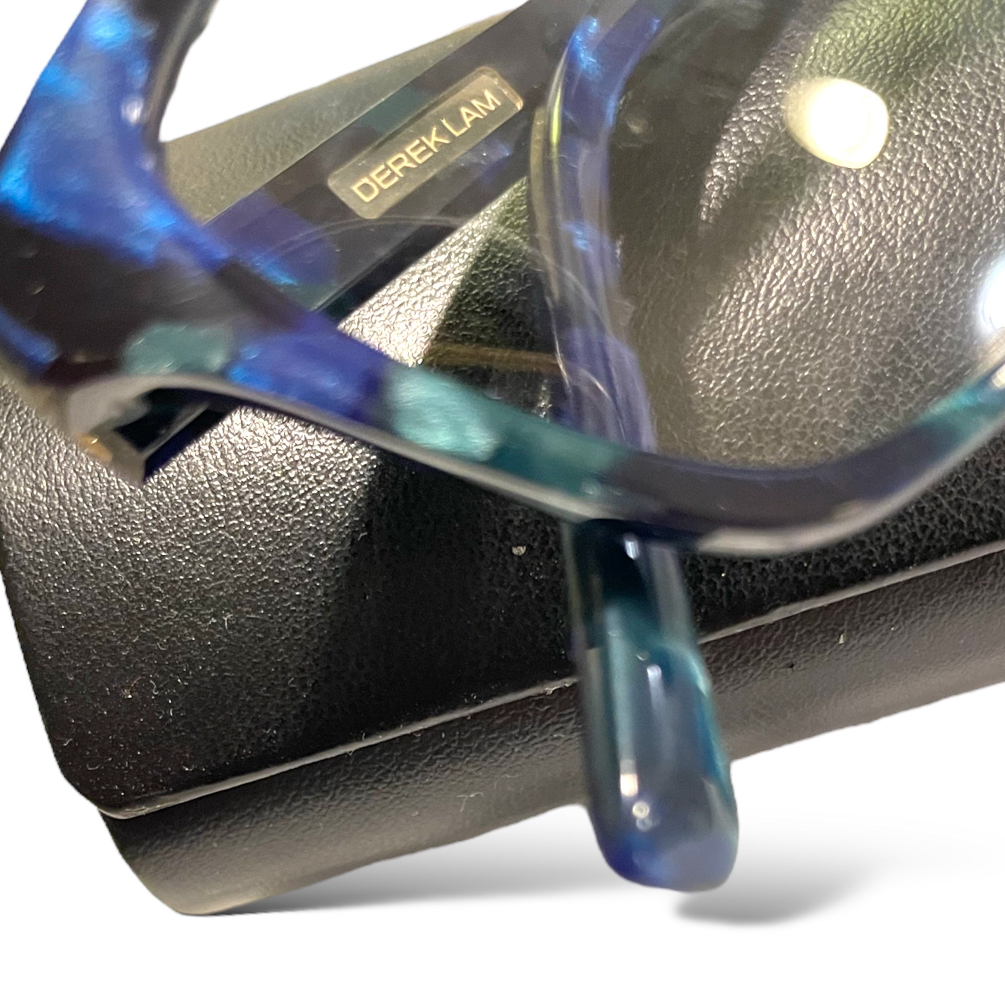 DEREK LAM Navy Tortoise Eyeglass Frames Made in Japan