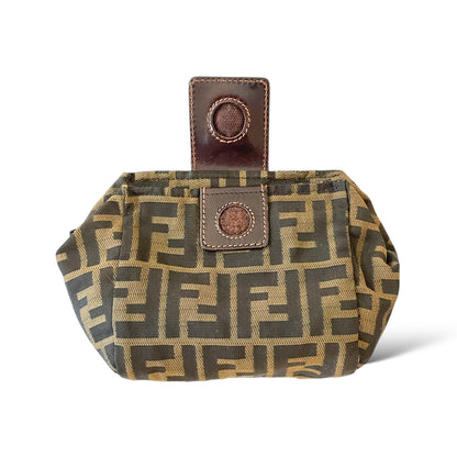 Fendi Vintage Zucca Print Pouch / Makeup Case - photo 7 of 11