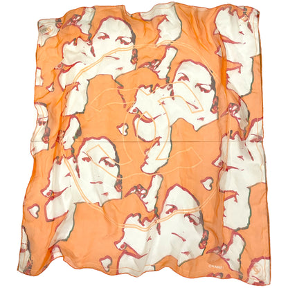 Chanel Gabrielle CC Logo Silk Scarf - photo 4 of 9
