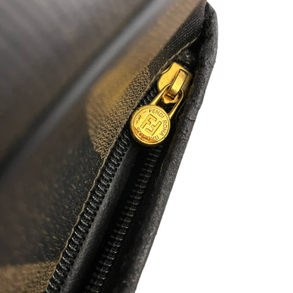 Fendi Vintage Pquin Striped Clutch/Cosmetics Case - photo 4 of 15