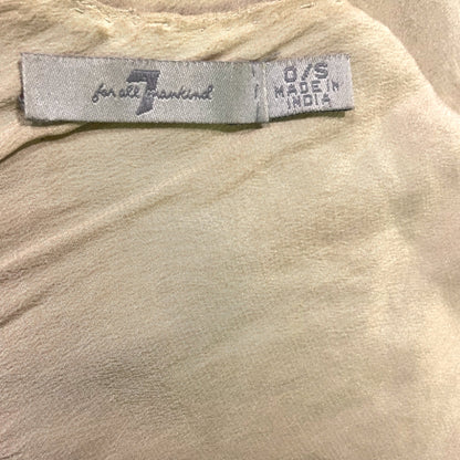 7 For All Mankind 7 For All Man Kind Vintage Bib Made in India - photo 4 of 13