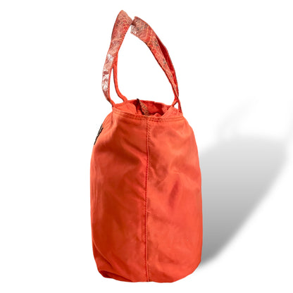 Prada Tote with Python Handles and Beaded Front Logo - photo 11 of 13