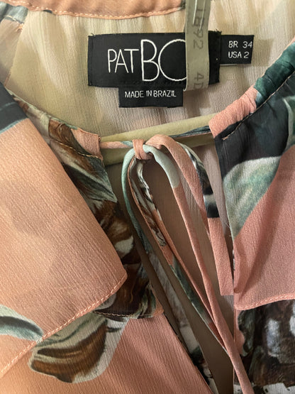 PatBo Floral Print Crew Neck Romper - photo 4 of 4
